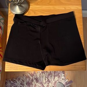 Marcia Active wear vintage Booty Shorts black Lg